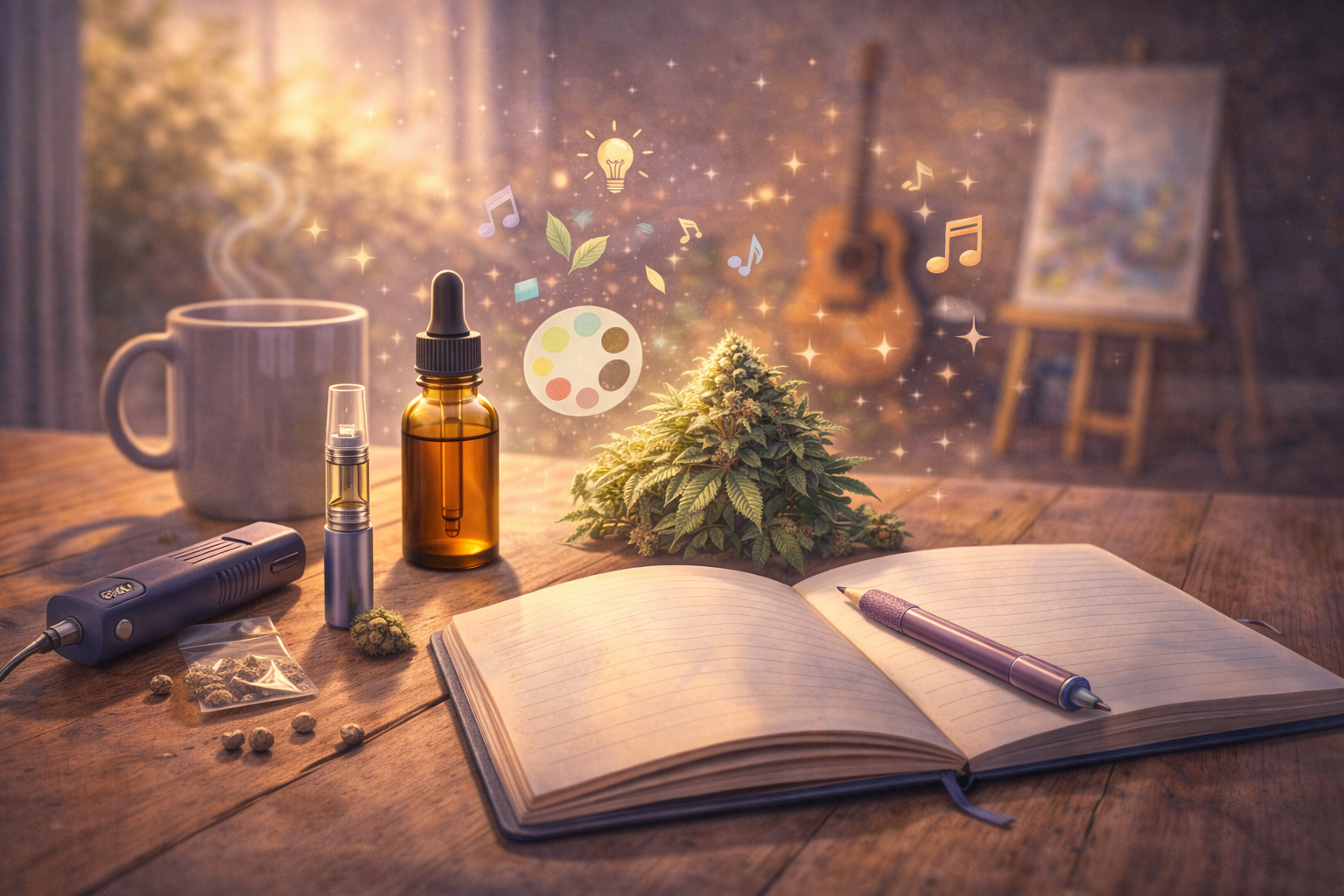 Cannabis for Creativity and Focus Boost